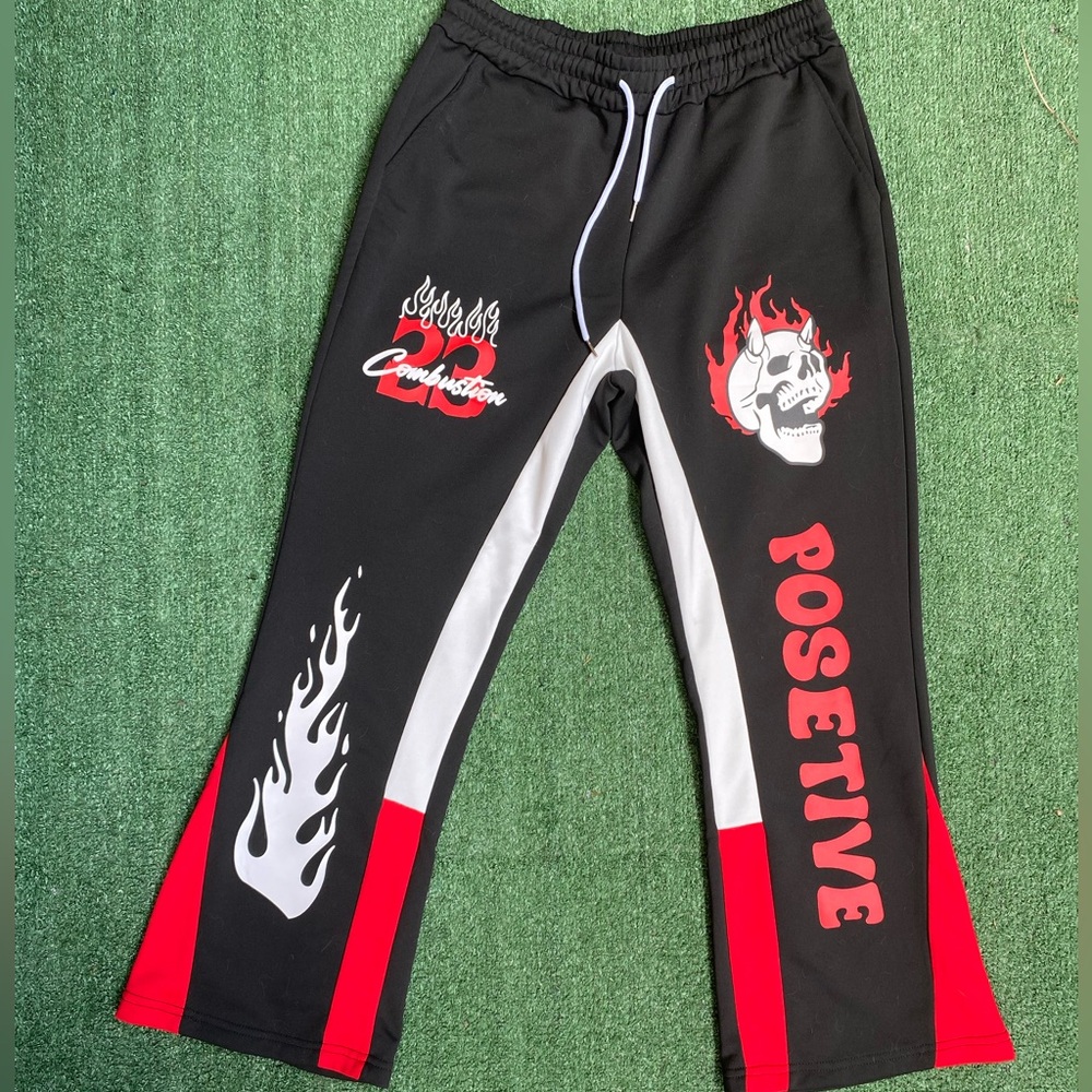 Flared sweatpants